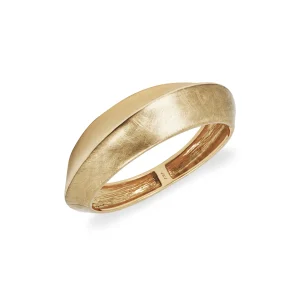 Vidal & Vidal “Dual Texture Bangle Goldplated” – Armband