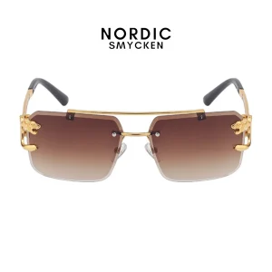 Leopard Glasögon - Brun