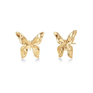 Örhängen “Butterfly Studs S Gold” – Edblad