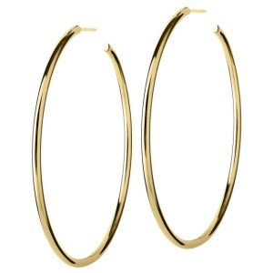 Örhängen “Hoops Earrings Gold Large” – Edblad