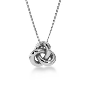Edblad “Infinity Knot Necklace L Steel” – Halsband