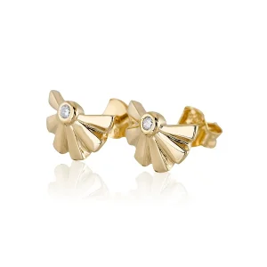 GYNNING “Sunfeather Guld” – Örhängen