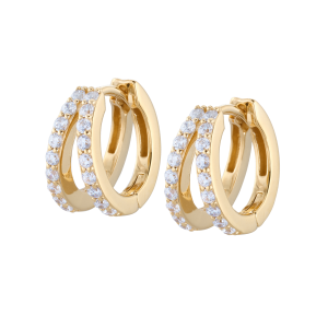 GYNNING “Elegance creol small örhängen Guld” – Örhängen