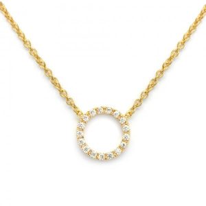 Halsband “Happy 0,043 ct Rödguld” – O´Dwyer