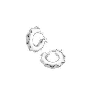 Peak Chunky Hoops | 925 silver
