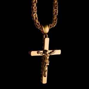 Kejsar kors Hängsmycke - 18K Guldpläterad