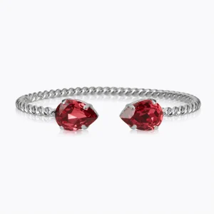 Caroline Svedbom”Mini Drop Brace Rhodium Scarlet” Armband