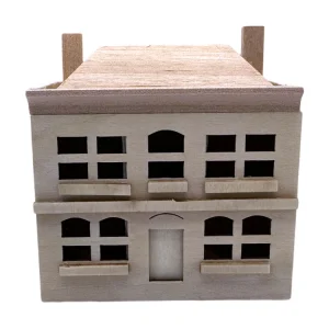 Miniatyr – Dockhus i trä, leksak för dockor och dockskåp