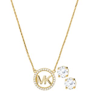 Halsband & Örhängen Set “Pavé Logo” – Michael Kors