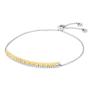 Michael Kors “Two-Tone Logo MK Bracelet Gold”- Armband