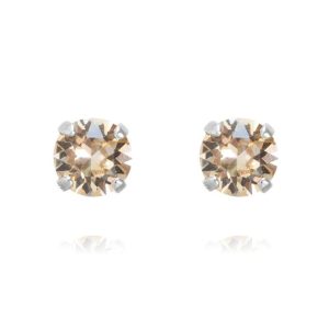 Örhängen “Classic Stud Earring Rhodium- Silk” – Caroline Svedbom