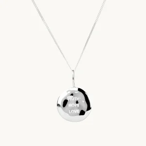 Emma Israelsson”FHL Coin Necklace Organic Silver” – Halsband
