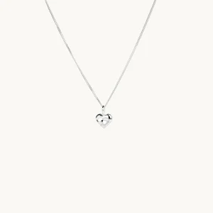 Emma Israelsson”Mini Organic Heart Necklace Silver” – Halsband