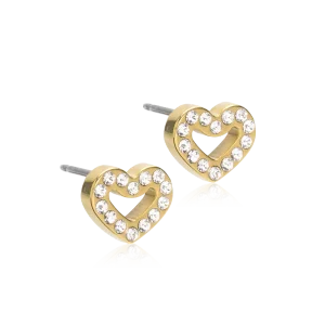 Blomdahl “GT Brilliance Heart Hollow 8mm -Örhängen