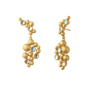 Örhängen & Pebbles Show Guld – By Biehl