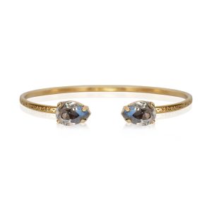 Armband “Petite Drop Bracelet – Black Diamond – Guld” – Caroline Svedbom