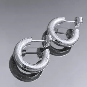 Riven örhänge 1 - Sterling Silver