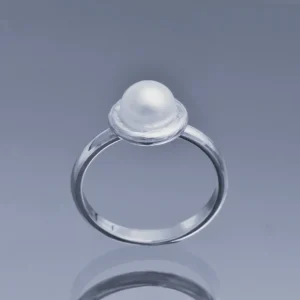 Riven Ring Pärla - Sterling Silver