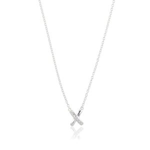GYNNING “Cross My Heart Silver” – Halsband