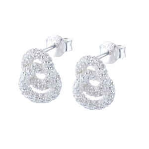 GYNNING “The knot sparkling mini örhängen” – Örhängen