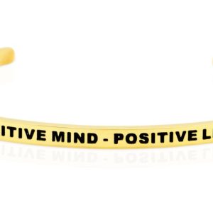 Armband “Positive Mind – Positive Life-Guld”