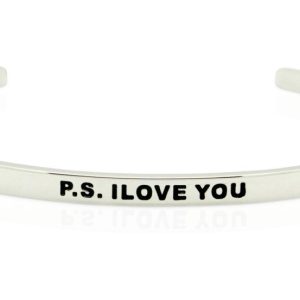 Armband “P.S I Love You-Stål”