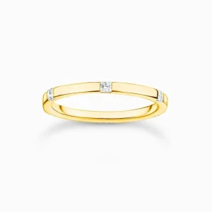 Thomas Sabo “Princesslipade Stenar Ring Guld” – Ring