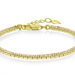 Armband “Tennis Vit Cz” Pia & Per